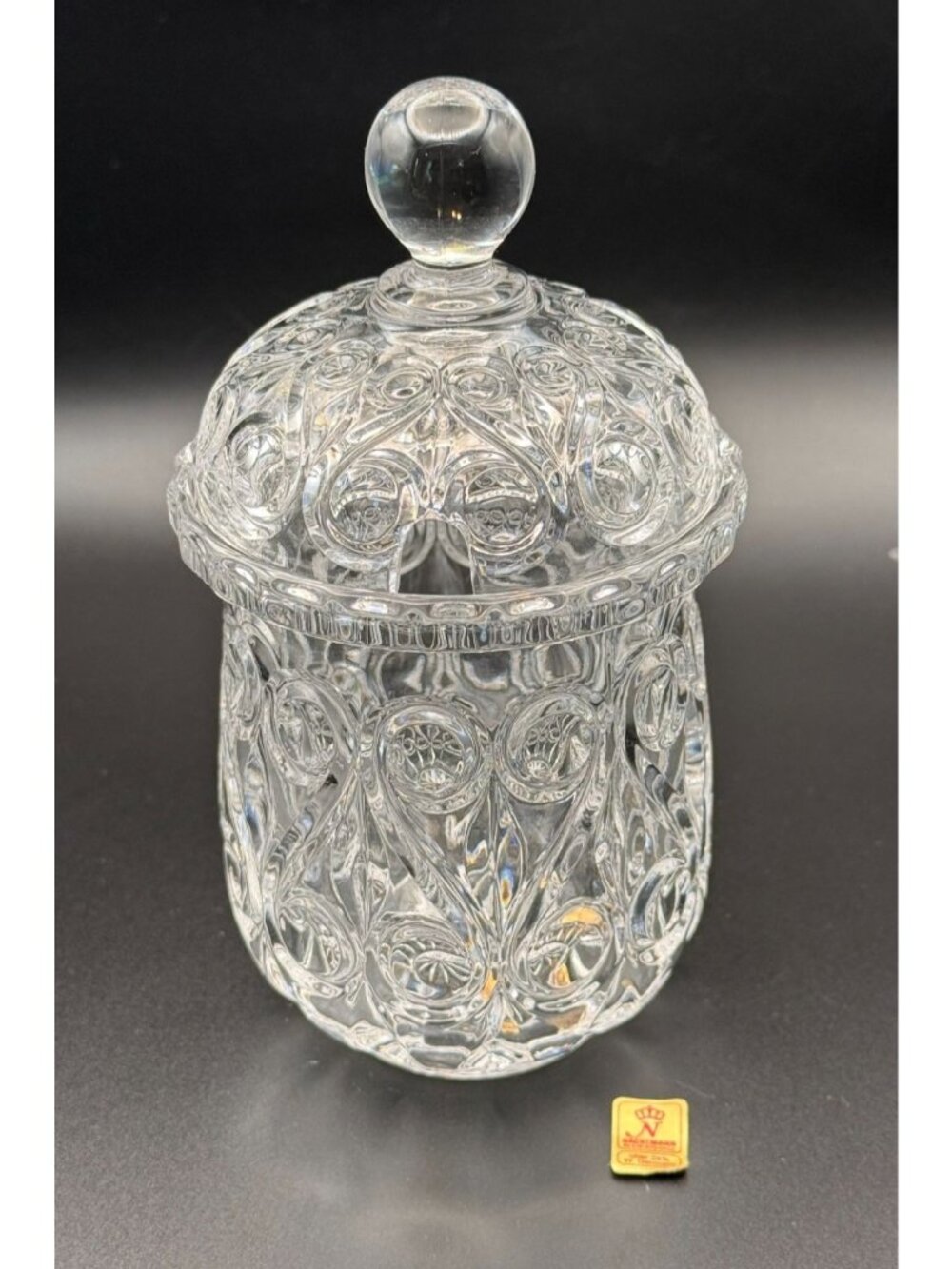 Vintage Nachtmann Bleikristall Lead Crystal Jam Jar with Lid – West Germany